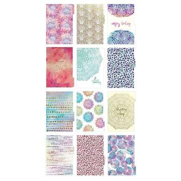 Paper House Productions 12 Month Undated 7.5" Planner with Month and Event Flag Stickers - The Good Life