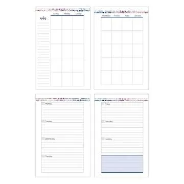 Paper House Productions 12 Month Undated 7.5" Planner with Month and Event Flag Stickers - The Good Life