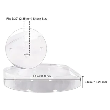 PANA Clear Nail Drill Bit Holder for Organized Manicures