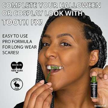 Mehron Tooth FX Spinach | Temporary Green Tooth Paint