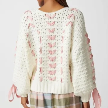 Chic Women Y2K V Neck Sweater - Perfect for Any Occasion