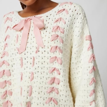 Chic Women Y2K V Neck Sweater - Perfect for Any Occasion