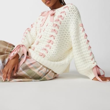 Chic Women Y2K V Neck Sweater - Perfect for Any Occasion