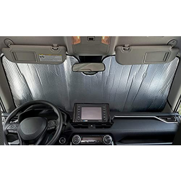 Custom fit Front Windshield Sunshade for 2014 2015 2016 2017 2018 2019 2020 2021 2022 2023 2024 2025 Dodge RAM ProMaster 1500 2500 3500 Full-Size Cargo Van, Chassis Cab, Cutaway, Window Van