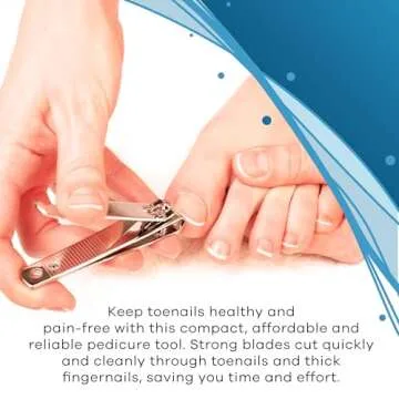 Denco Straight Cut Toenail Clipper for Precise Nail Care