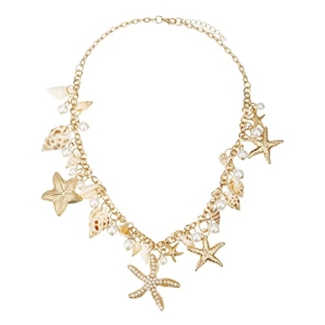 RUOFFETA Seashell Jewelry Set for Beach Lovers