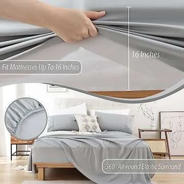 Luxury Soft Twin Size Sheet Set - Breathable Comfort