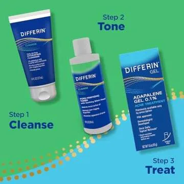 Differin Witch Hazel Toner for Face, Pore-Minimizing Skin Toner by the makers of Differin Gel, Gentle Skin Care for Acne Prone Sensitive Skin, 8 oz (Packaging May Vary)