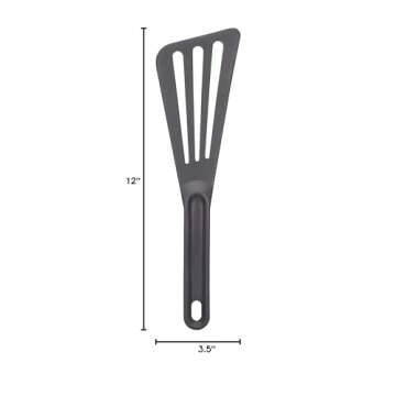 Matfer Bourgeat Exoglass® High Temperature Pelton Spatula, Grey