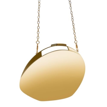 Stylish FUTTSPAI Gold Acrylic Clutch for Women