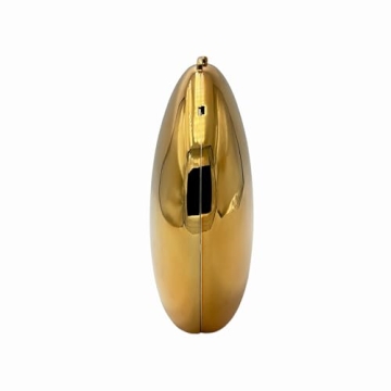 Stylish FUTTSPAI Gold Acrylic Clutch for Women