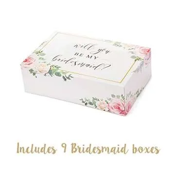Bridesmaid Proposal Boxes Set of 10 for Gift Ideas