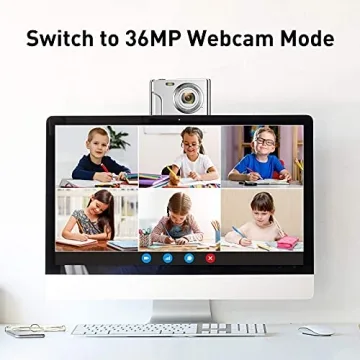 Compact 36MP Digital Camera for Kids and Vloggers