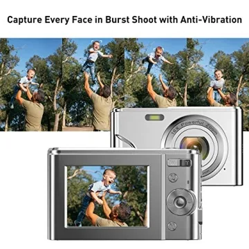 Compact 36MP Digital Camera for Kids and Vloggers