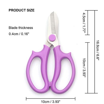 Jasni Garden Pruning Shears with Comfort Grip Handle