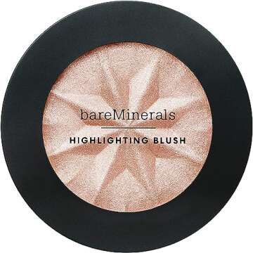 bareMinerals Gen Nude Highlighting Blush, 2-in-1 Blush + Highlighter Hybrid, Silky Blendable Makeup,...