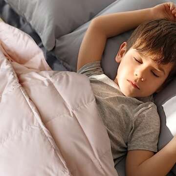 zzlamb Packable & Lightweight Camping Blanket, Soft Travel Duck Down Throw 650 Fill Power, Compact Warm Down Lap Blanket for Couch Airplane Car Picnic RV Backpacking Beach, 50x77in Cherry Pink