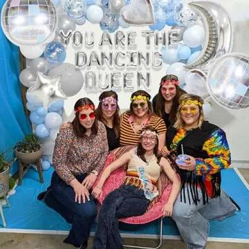 38 PCS Mamma Mia Party Decorations You Are the Dancing Queen