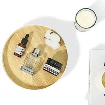 Stylish OCIRA Decorative Round Tray for Home Organization