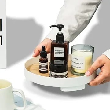 Stylish OCIRA Decorative Round Tray for Home Organization