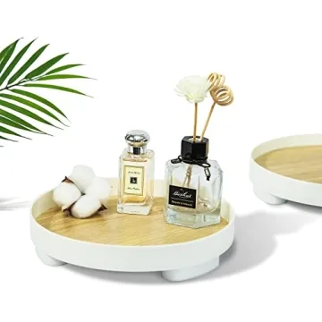 Stylish OCIRA Decorative Round Tray for Home Organization