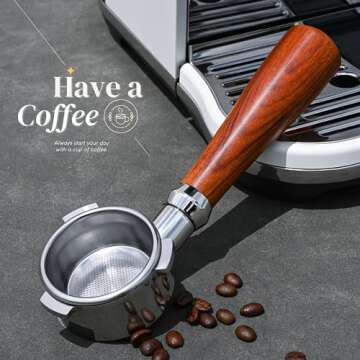 Premium Bulipu 54mm Bottomless Portafilter for Breville