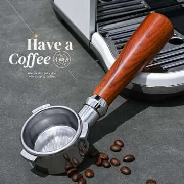 Premium Bulipu 54mm Bottomless Portafilter for Breville