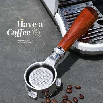 Premium Bulipu 54mm Bottomless Portafilter for Breville