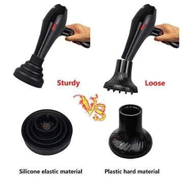 WAJIAYON Universal Collapsible Hair Dryer Diffuser Attachment- Salon Grade tool,Lightweight Foldable Portable Travel Folding Design Fit Most of blow Dryers-Black