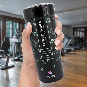 Wipex Fitness Equipment Wipes | Natural Gym & Yoga Cleaners