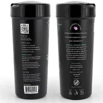 Wipex Fitness Equipment Wipes | Natural Gym & Yoga Cleaners