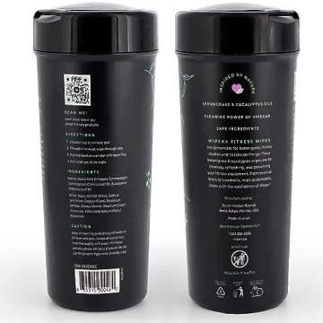 Wipex Fitness Equipment Wipes | Natural Gym & Yoga Cleaners