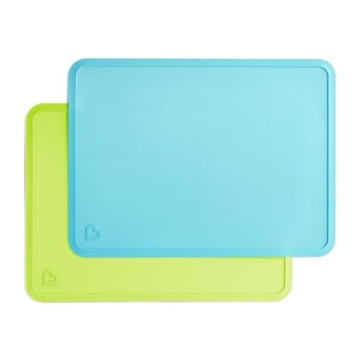 Munchkin Spotless Silicone Placemats for Kids - 2 Pack