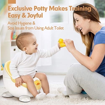 Potty Training Seat for Toddlers with Soft Cushion Design