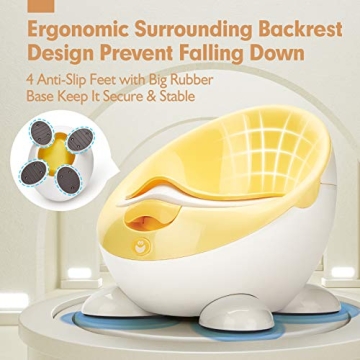 Potty Training Seat for Toddlers with Soft Cushion Design