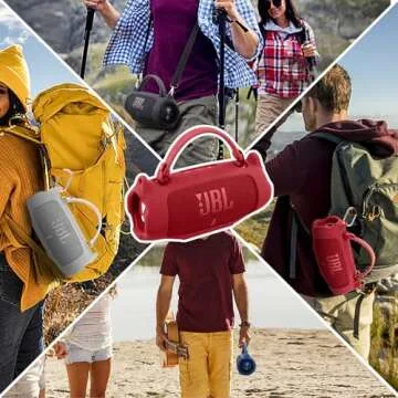 Khanka JBL Charge 6 Silicone Case with Strap