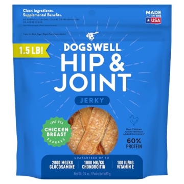 Dogswell Jerky Hip and Joint Dog Treats Grain Free USA