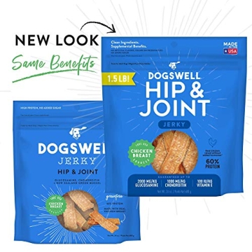 Dogswell Jerky Hip and Joint Dog Treats Grain Free USA