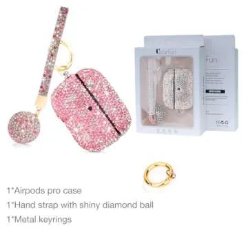 Luxurious Rhinestone AirPods Pro Case - Sparkly Protection