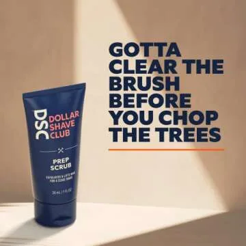 Dollar Shave Club Prep Scrub for Smooth Shaving Experience