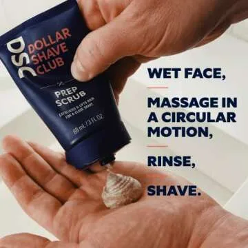 Dollar Shave Club Prep Scrub for Smooth Shaving Experience