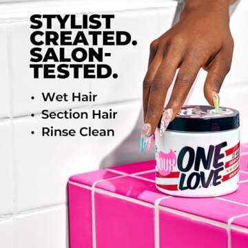 The Doux One Love Co-Wash, Hydrating Co-Wash to Cleanse and Condition Hair, Hair Detangler, Suitable for All Curl Types