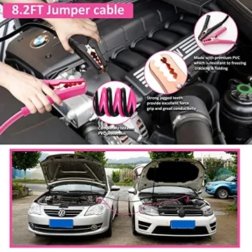 Pink Car Emergency Kit for Stylish Safety on Road