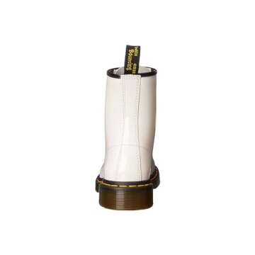 Dr. Martens Women's 1460 W Patent Leather Boots - White