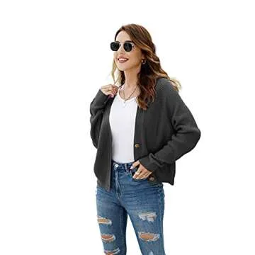 TASAMO Women's Cozy Knit Cardigan for Year-Round Style