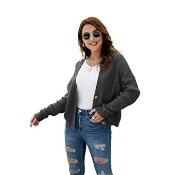 TASAMO Women's Cozy Knit Cardigan for Year-Round Style
