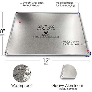 Gocolt Funny Man Cave Rules Sign Vintage for Home Garage Room Bar Metal Tin Decor Hanging Tag 8x12 Inches