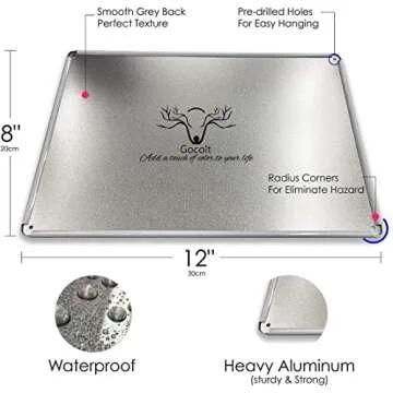 Gocolt Funny Man Cave Rules Sign Vintage for Home Garage Room Bar Metal Tin Decor Hanging Tag 8x12 Inches