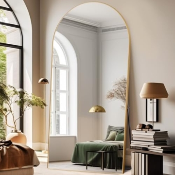 ABSWHLM 76"x34" Arched Large Full Length Mirror