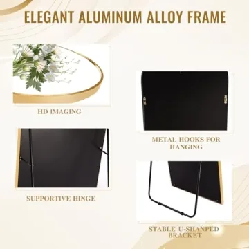 ABSWHLM 76"x34" Arched Large Full Length Mirror